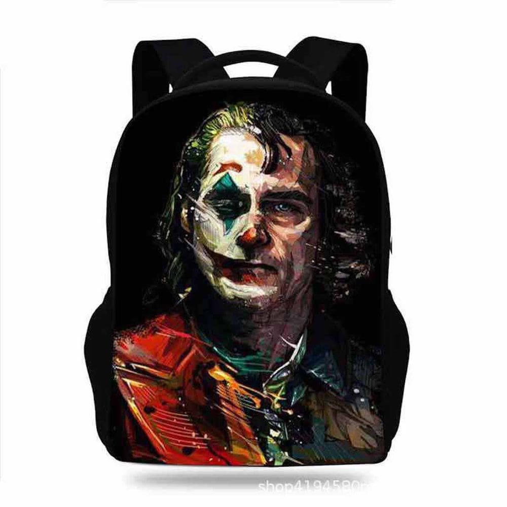 Mochila escolar Jokers Cartoon Kids Anime 31x13x42cm