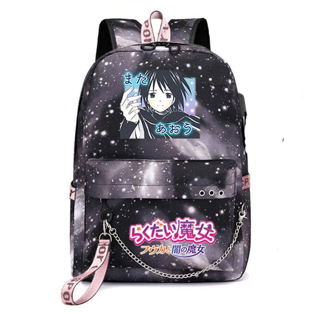 Mochila Anime School Bag Witch Kids Children Oxford 44cm