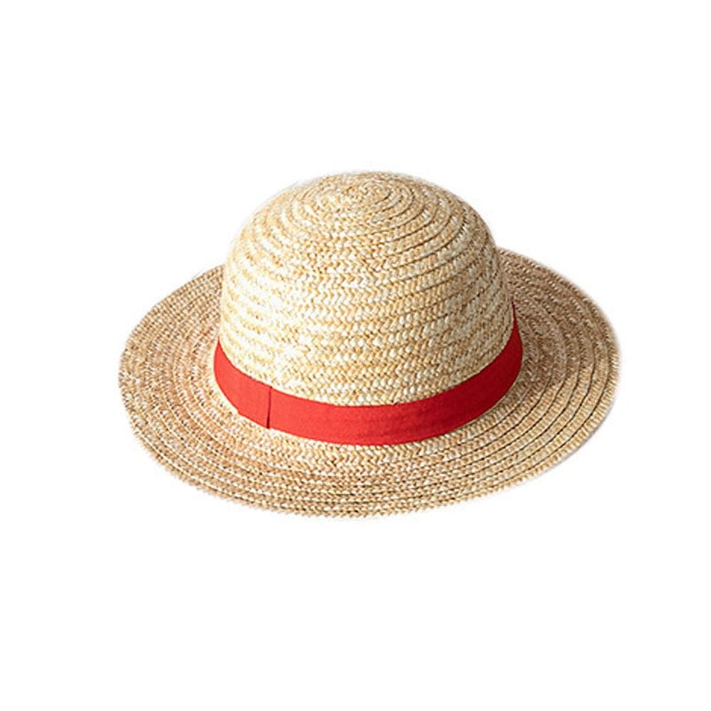 Chapéu de pelúcia Cosplay Boné de anime Luffy`s Straw Hat para adultos