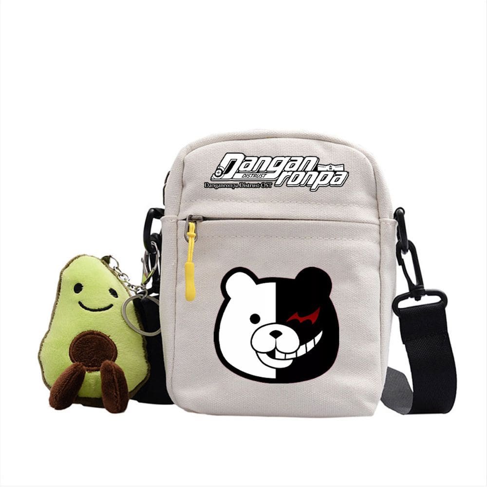 Bolsa de ombro Anime Danganronpas Messenger 14x5x18cm Algodão