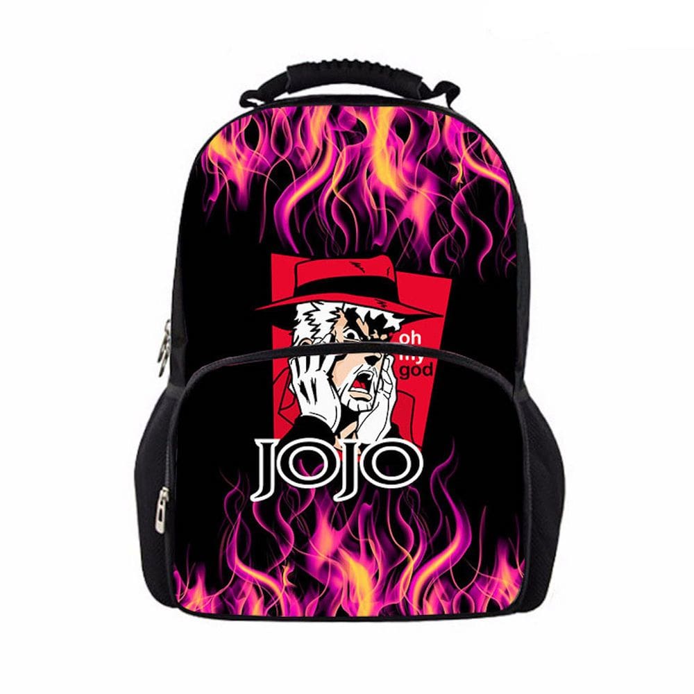 Mochila escolar Jojos Bizarres Adventure para crianças