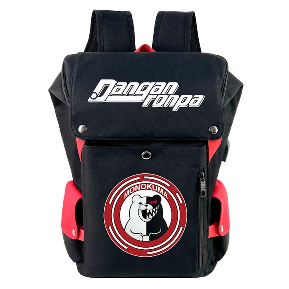 Mochila Anime School Danganronpas Kids 35x18x45cm Algodão