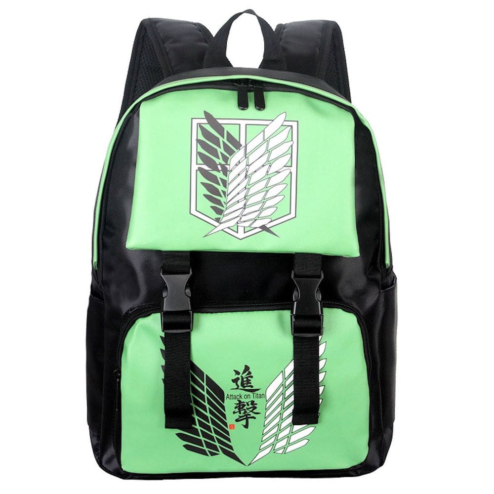 Mochila Anime School Attack on Titan para crianças