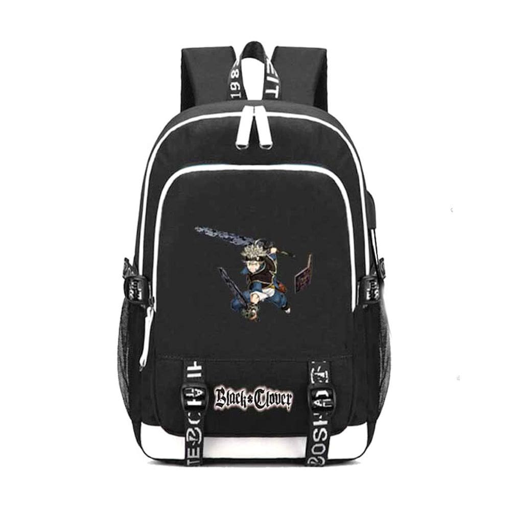 Mochila escolar Black Clovers Anime 30x15x44cm
