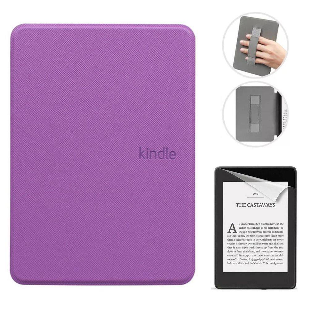 Capa Com Alça Para Kindle Paperwhite 12 7 Sa568B + Película