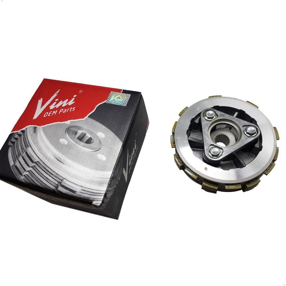 Kit Cubo Plato Disco Embreagem Vini Titan Fan Start Bros 160