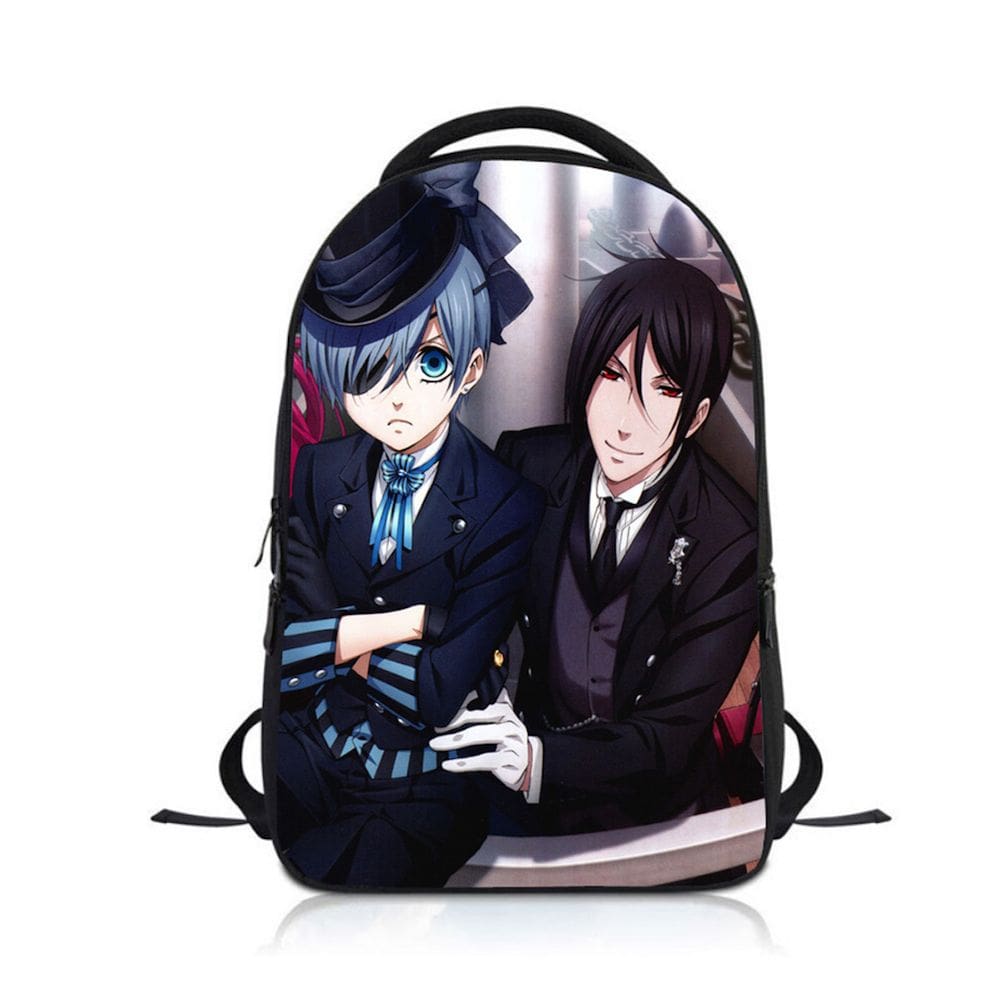 Mochila escolar Black Butlers Anime para crianças