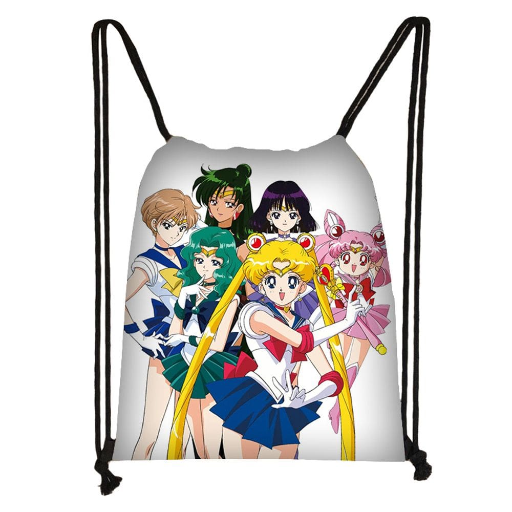 Bolsa com cordão Sailors Moons Tsukinos Usagis para crianças