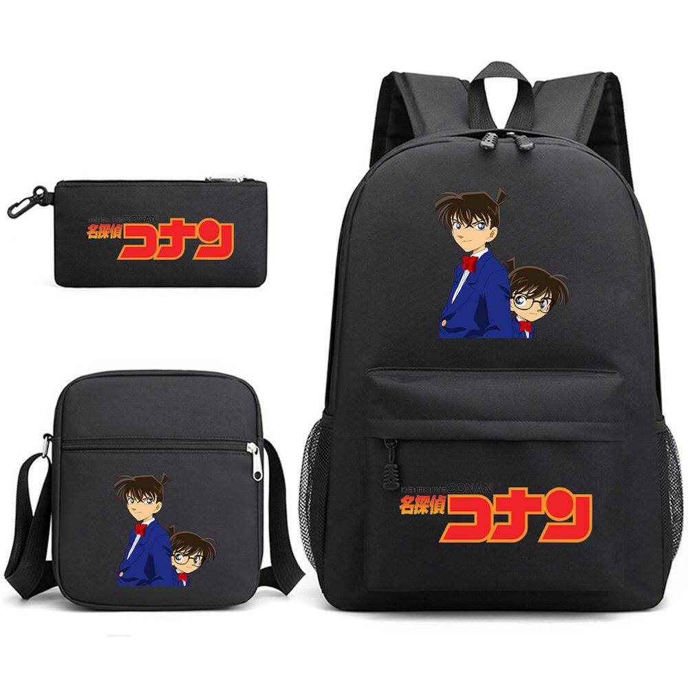 Conjunto de mochilas Detectives Conans Conans Edogawas Kudous Shinichis