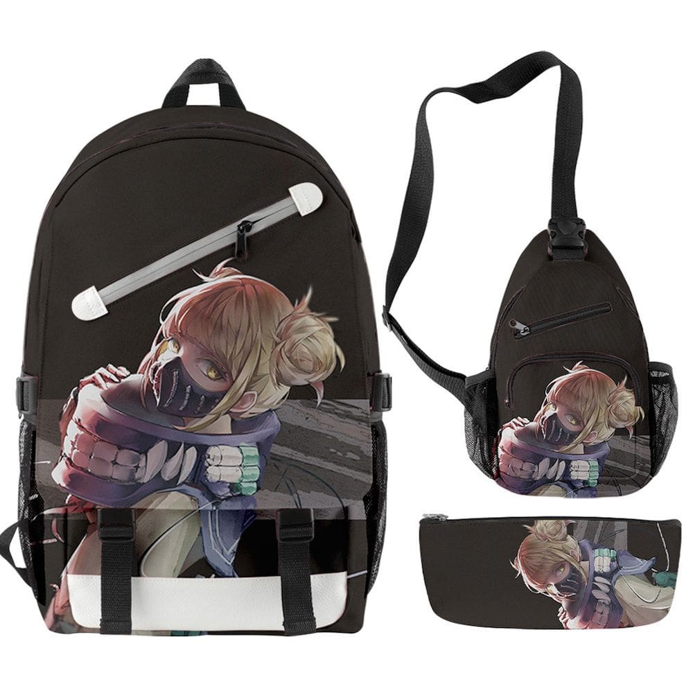 Conjunto de mochilas Mys Heros Academias Anime School, bolsa 3D, 3 unidades