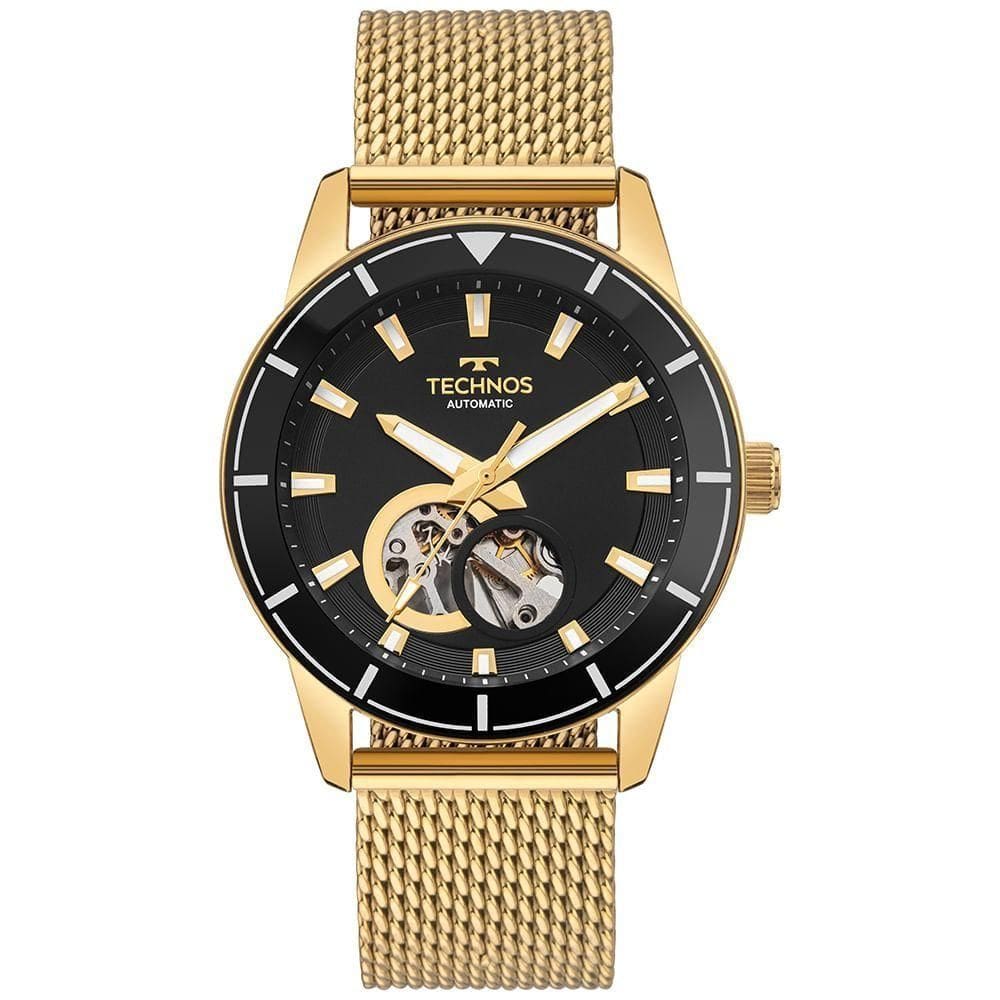 Relógio Technos Masculino Automático Dourado - G3266zhaa/1p Relógio Technos Masculino Automatico Dourado - G3266zhaa/1p