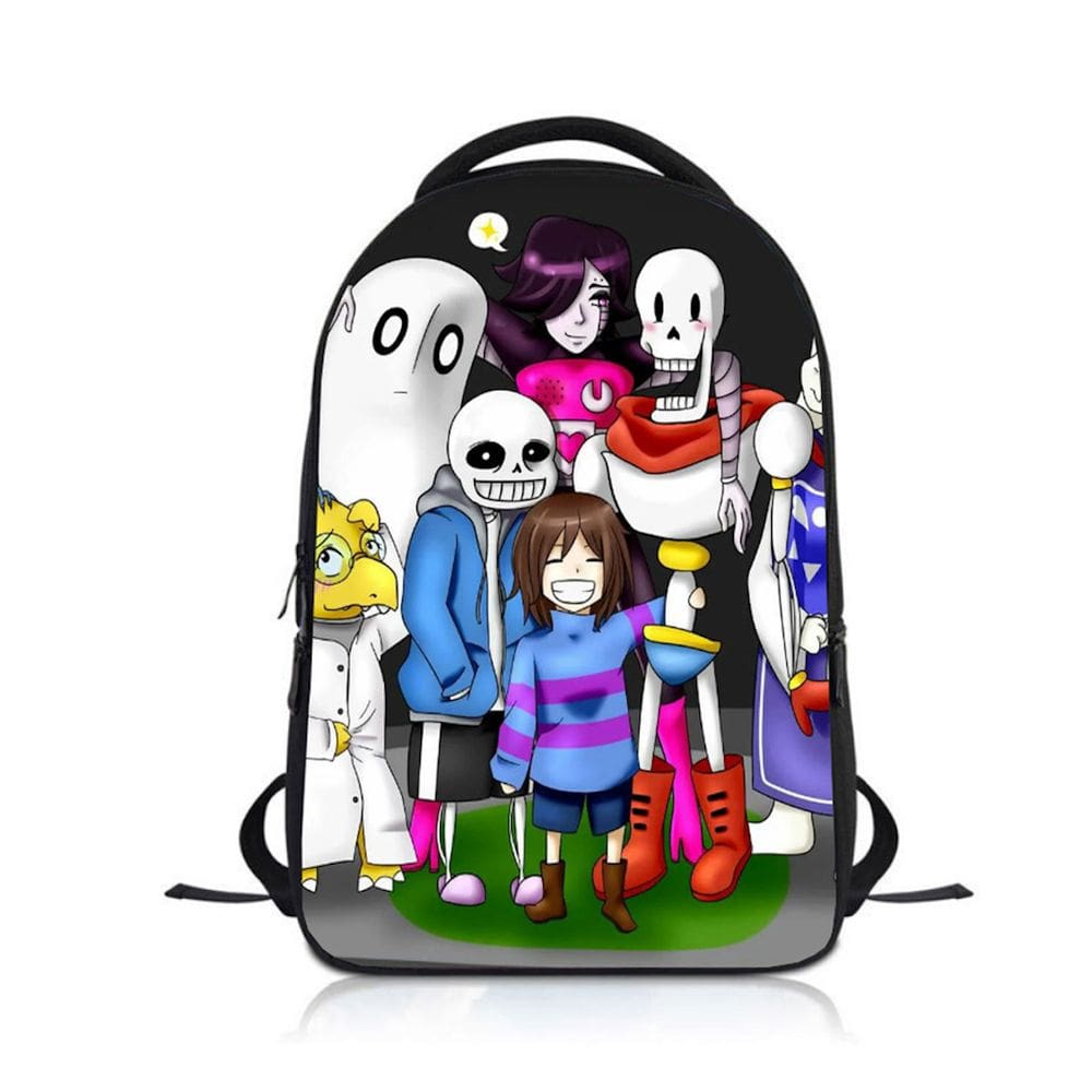 Mochila escolar Undertale Sans Anime para crianças