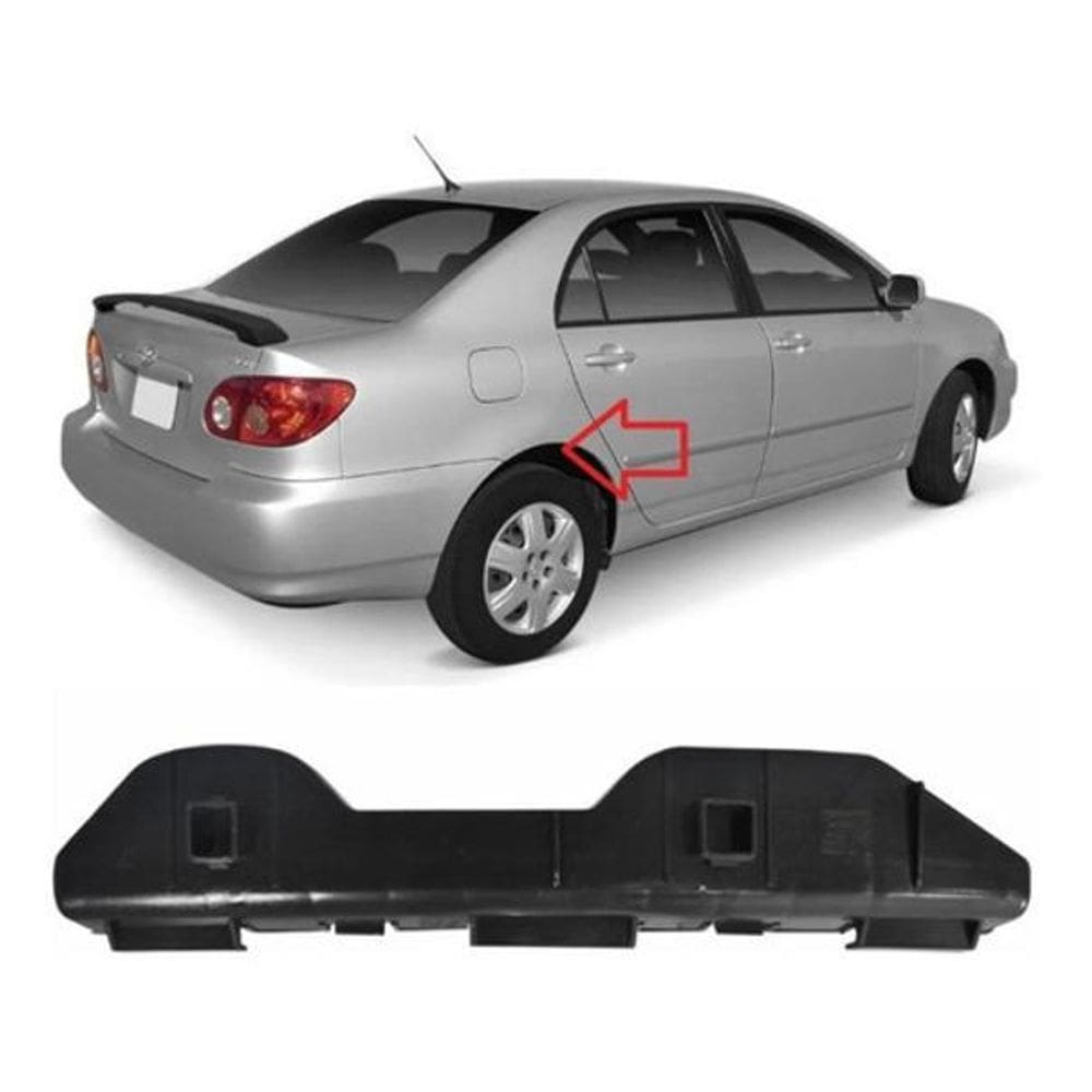 Guia Parachoque Traseiro Corolla 2003 04 05 06 2007 Direito