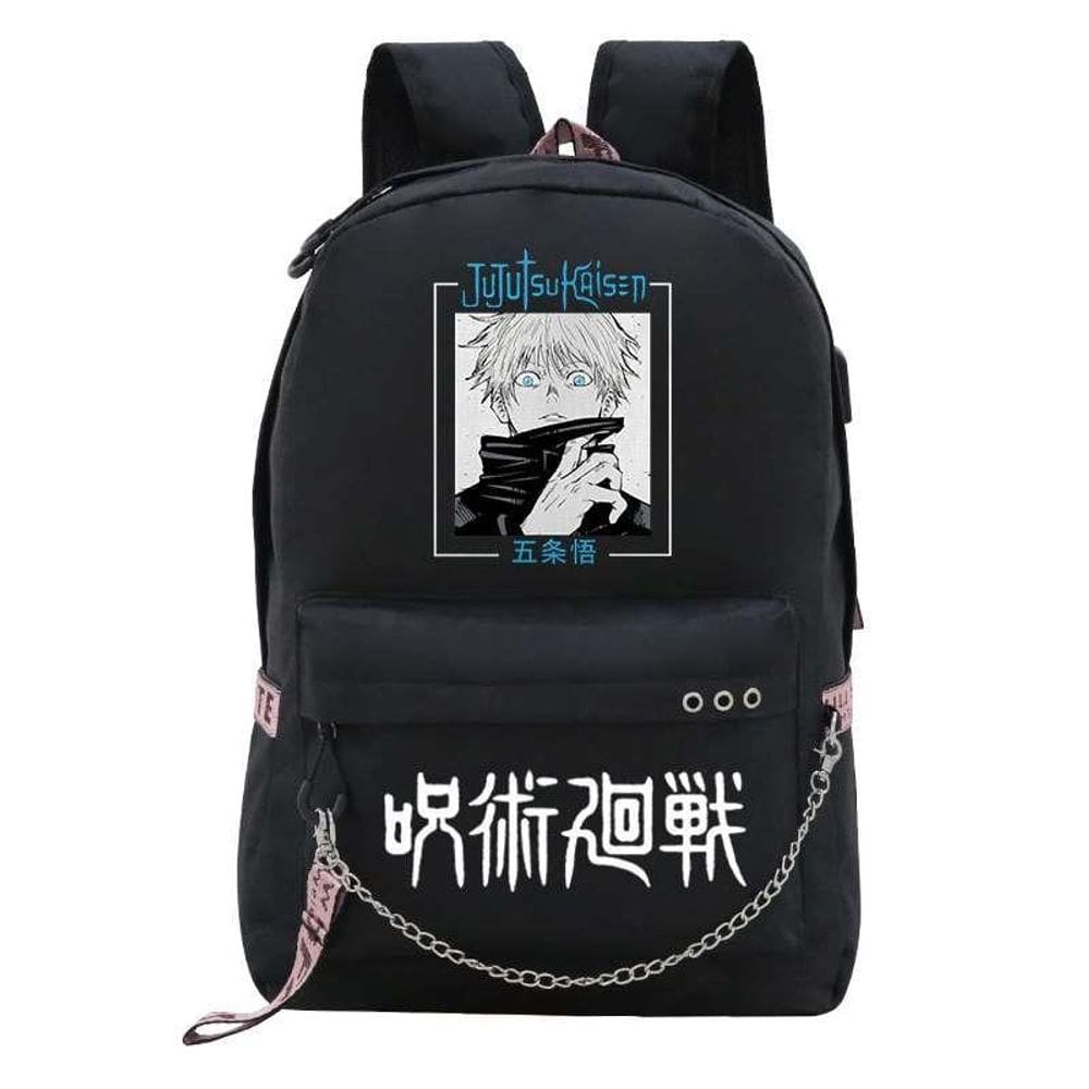 Mochila Jujutsus Kaisens Anime School Poliéster 650g