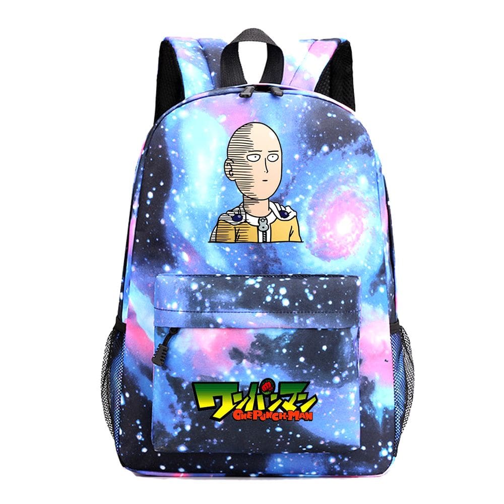 Mochila escolar infantil One Punch Man 32x16x46cm Oxford