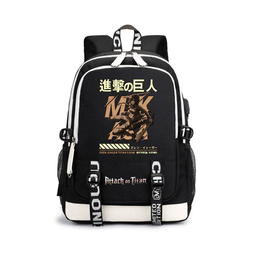 Mochila Attack on Titans Levis Ackermans Cartoon Kids