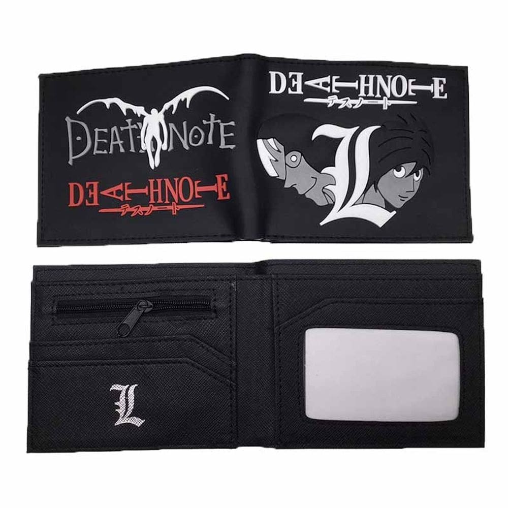 Wallet Deaths Notes Carteira fina dobrável para personagens de anime