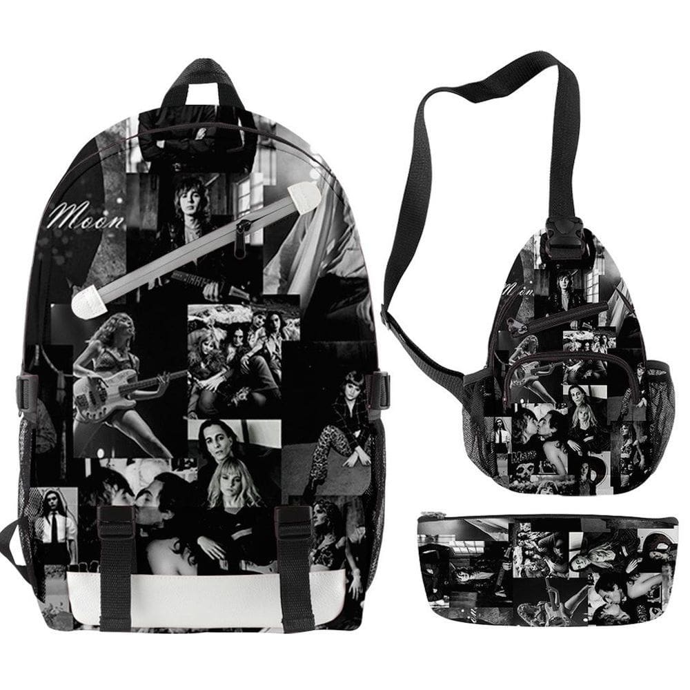 Conjunto de mochilas Maneskines, mochila escolar de anime com impressão 3D para crianças