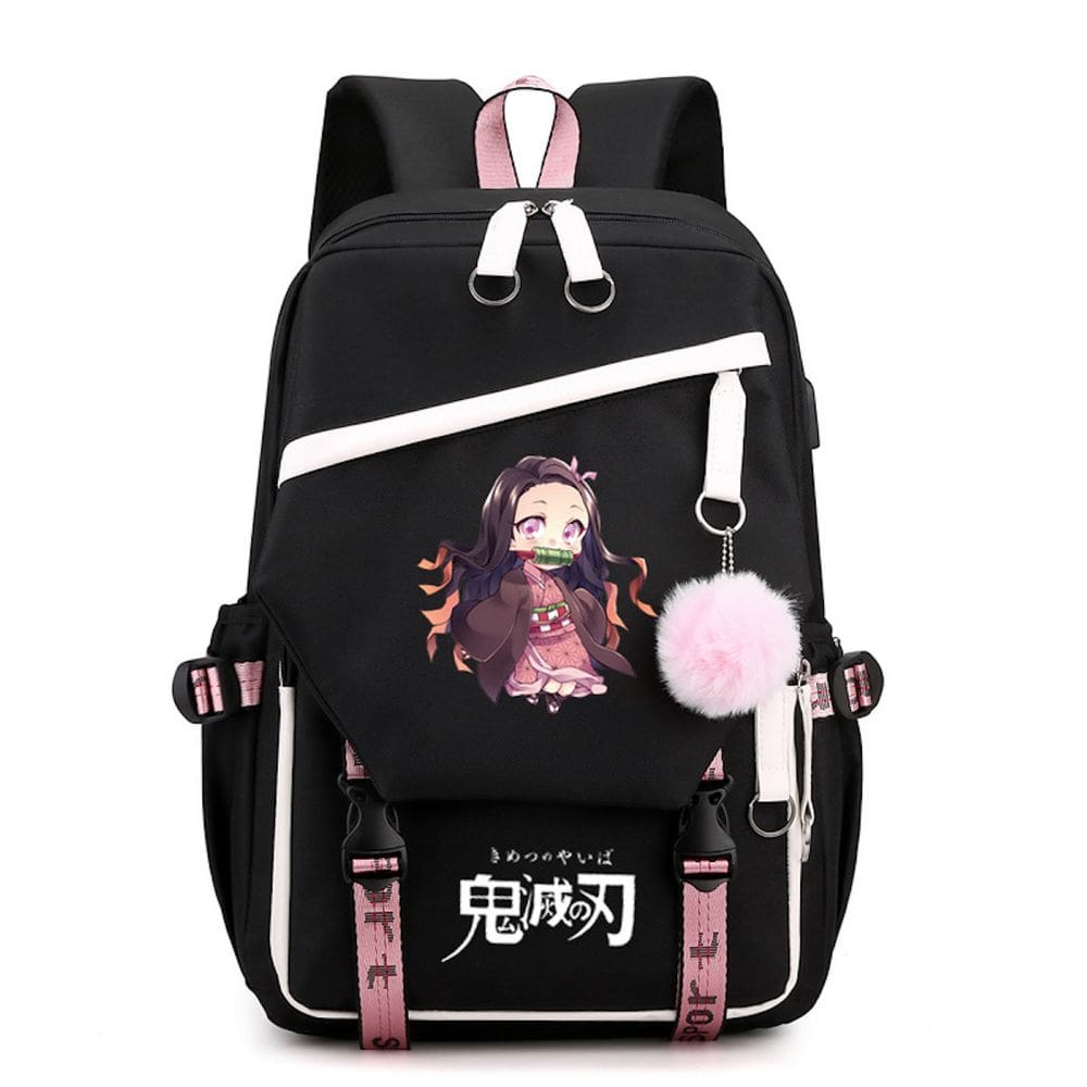 Mochila escolar Demons Slayers Anime para crianças