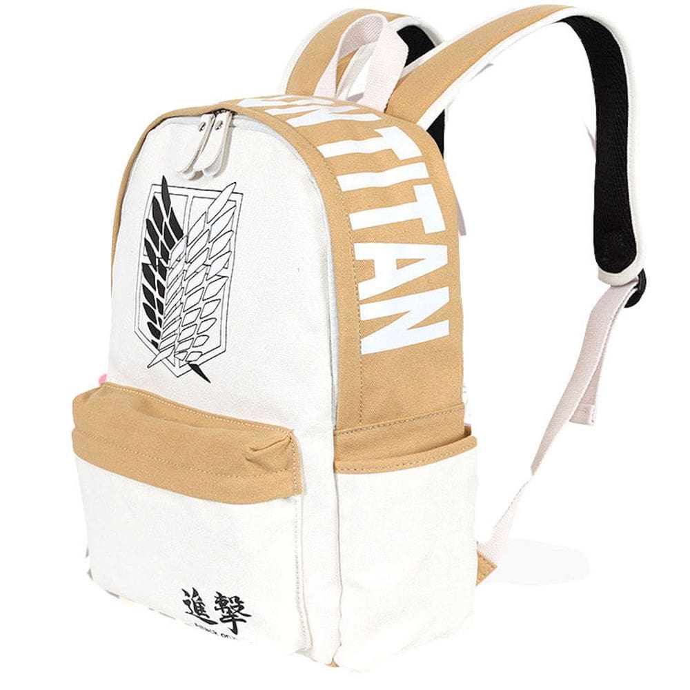 Mochila Anime School Attack on Titan para crianças