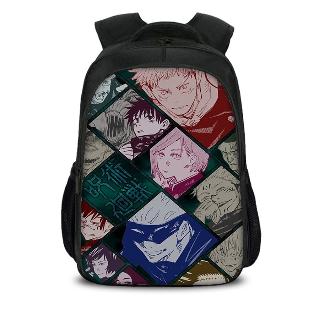 Mochila Jujutsus Kaisens Anime School Nylon 27x17x40cm