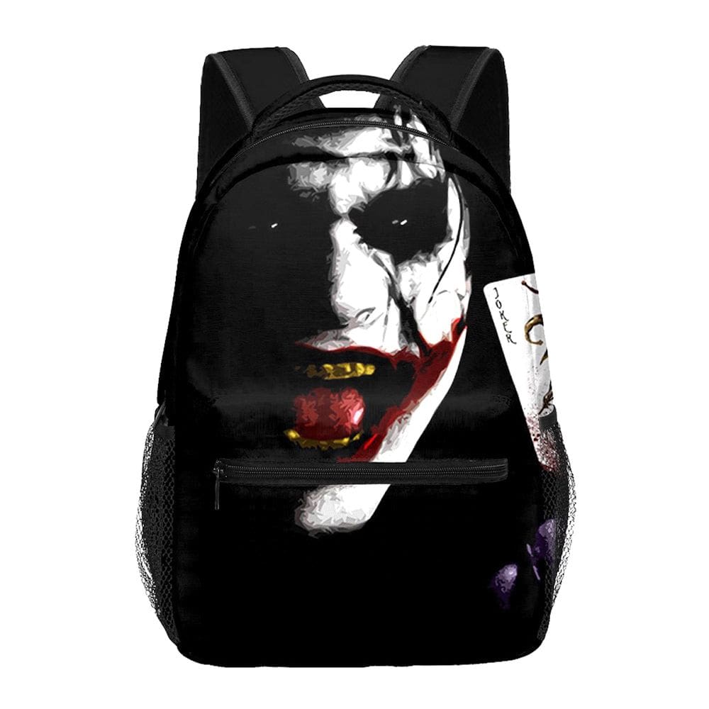 Mochila Jokers Kids School Mochila Oxford impressa em 3D 30x17x40cm