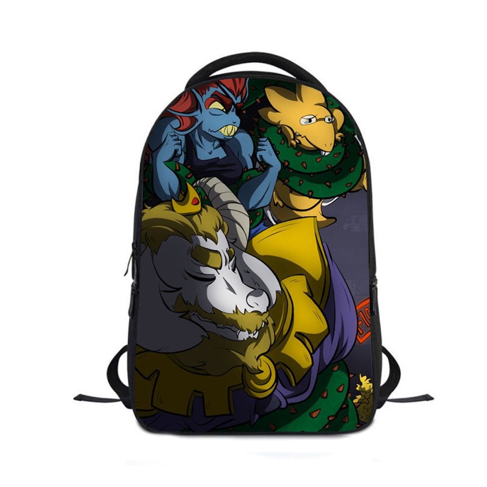 Mochila Undertales Sans para crianças, mochila escolar 3D Oxford