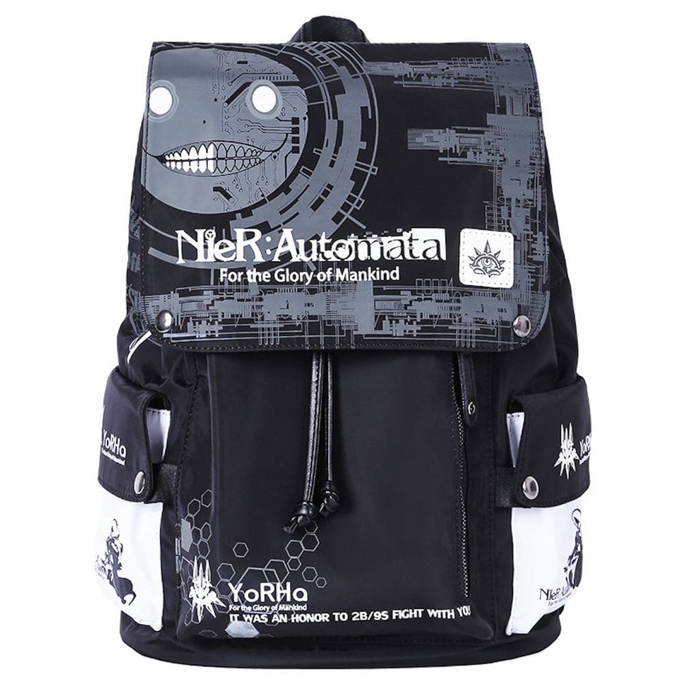 Mochila Nier: Bolsa escolar infantil Automatas Nylon 31x17x42cm