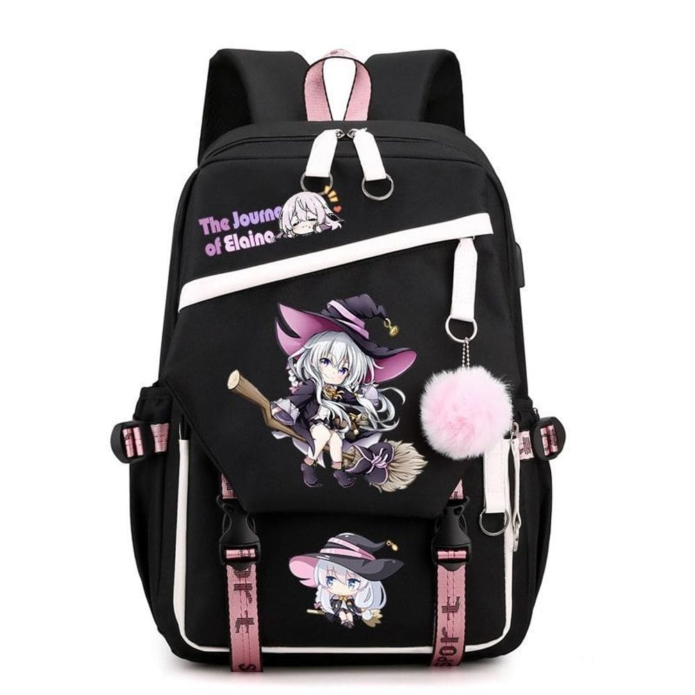 Mochila Majos No Tabitabis Elainas Anime School Nylon 680g