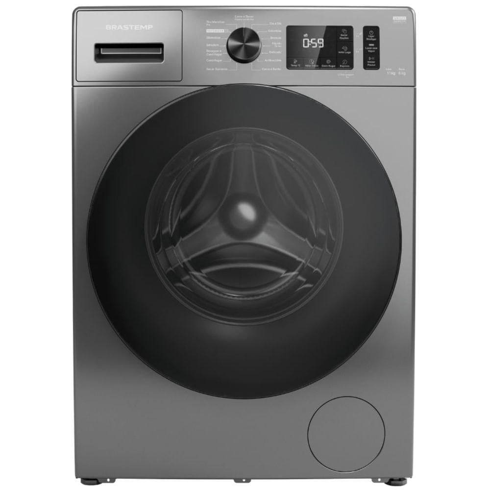 Lava E Seca Brastemp 11kg Smart Sensor Titanium BNO11ASANA 110V