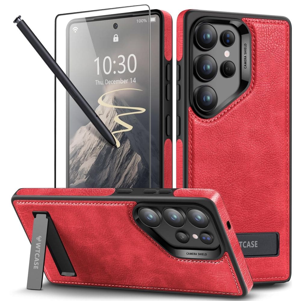 Capa de telefone WTCASE Strong Magnetic Leather para Samsung S25 Ultra