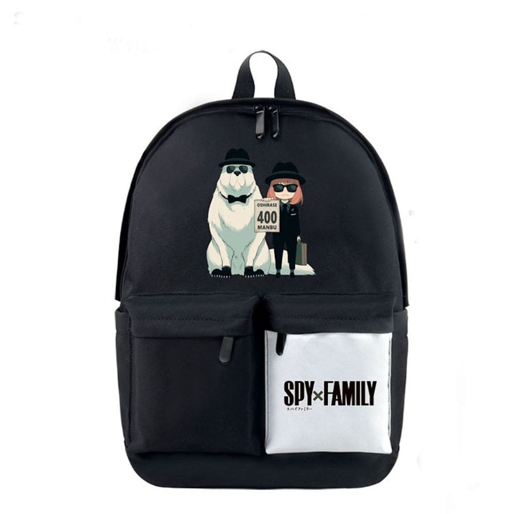 Mochila escolar Spys Family Anime para crianças