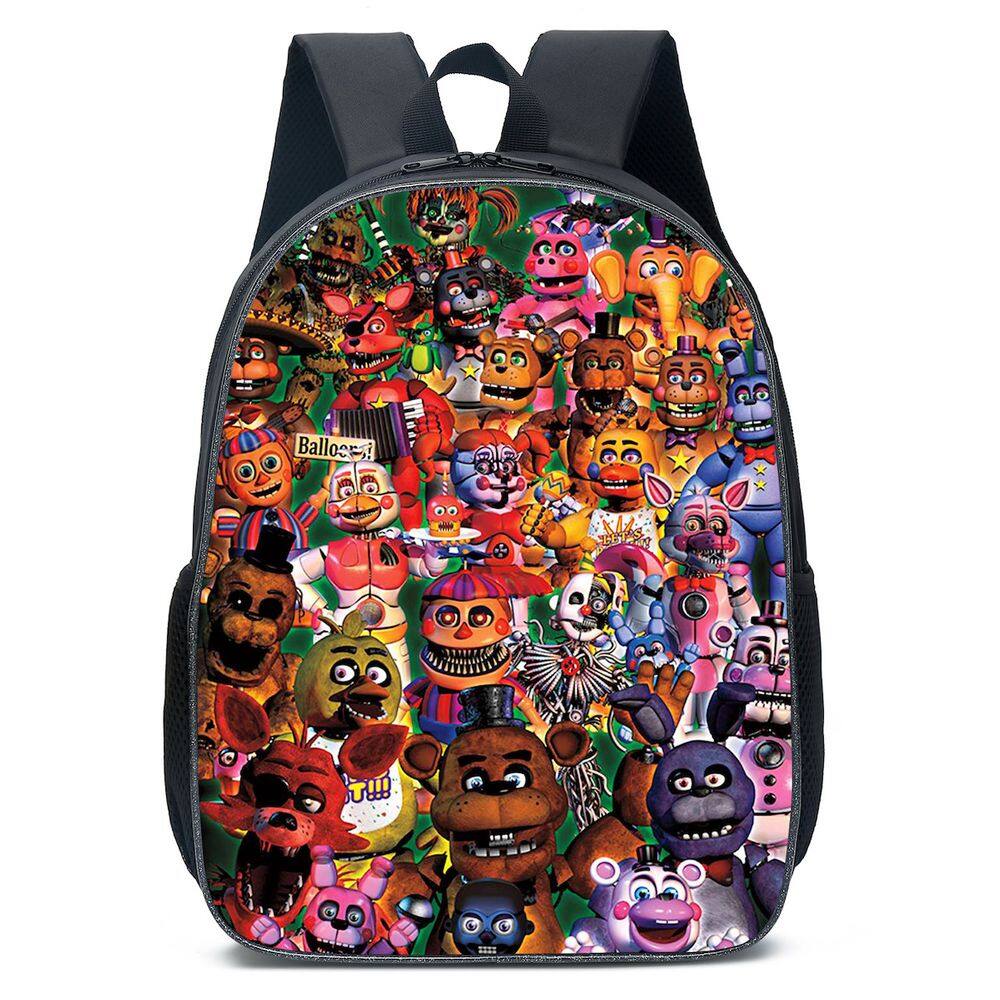 Mochila Five Nights Kids School Poliéster 30x15x40cm