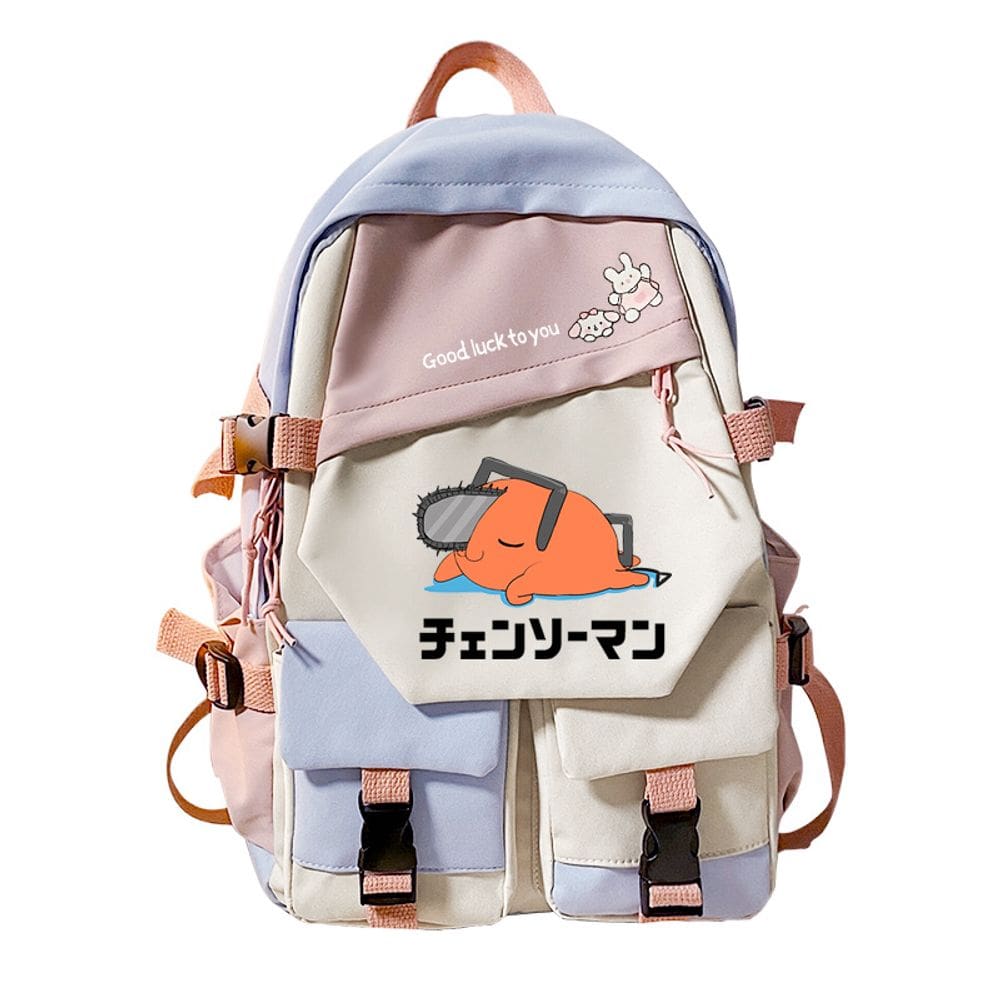 Mochila escolar Mochila Chainsaws Mans Pochitas Anime School