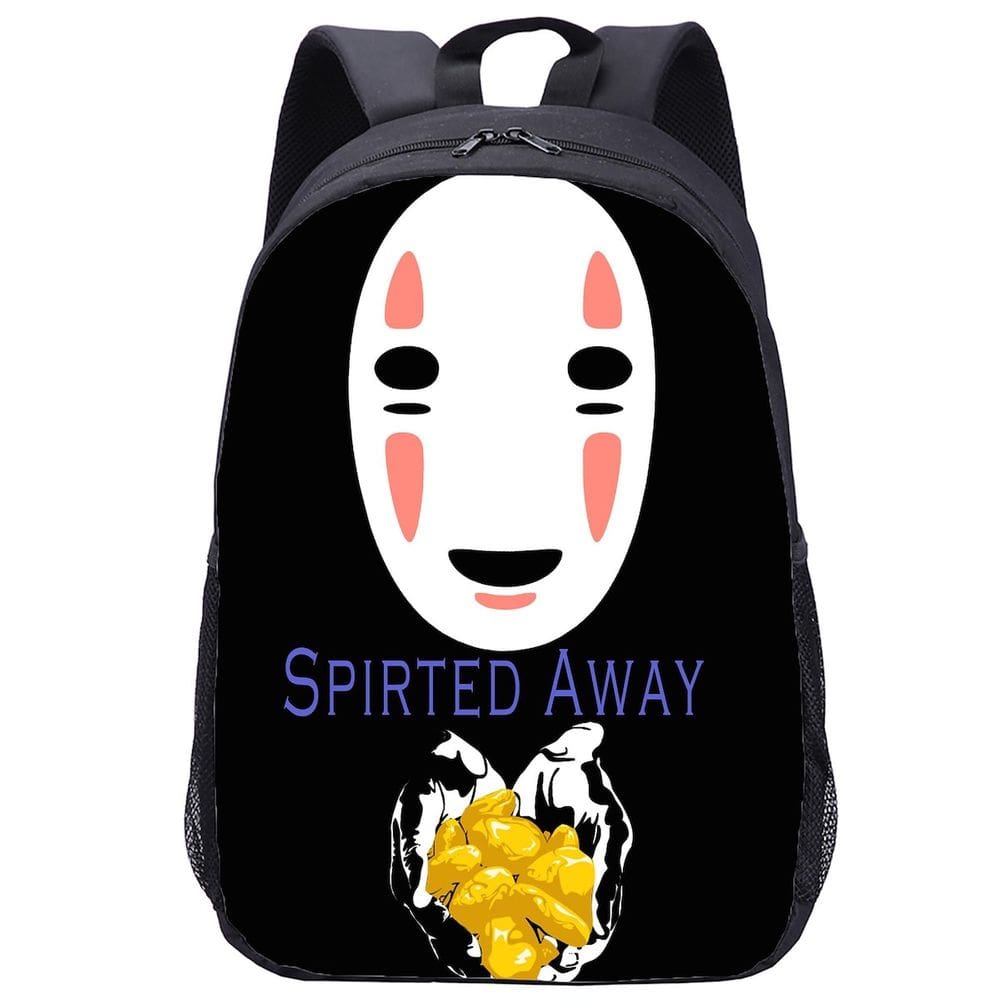 Mochila escolar Anime No Face Man para crianças