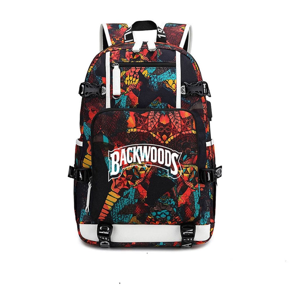 Mochila Backswoodsss Anime School para crianças em Oxford 29x13x44cm