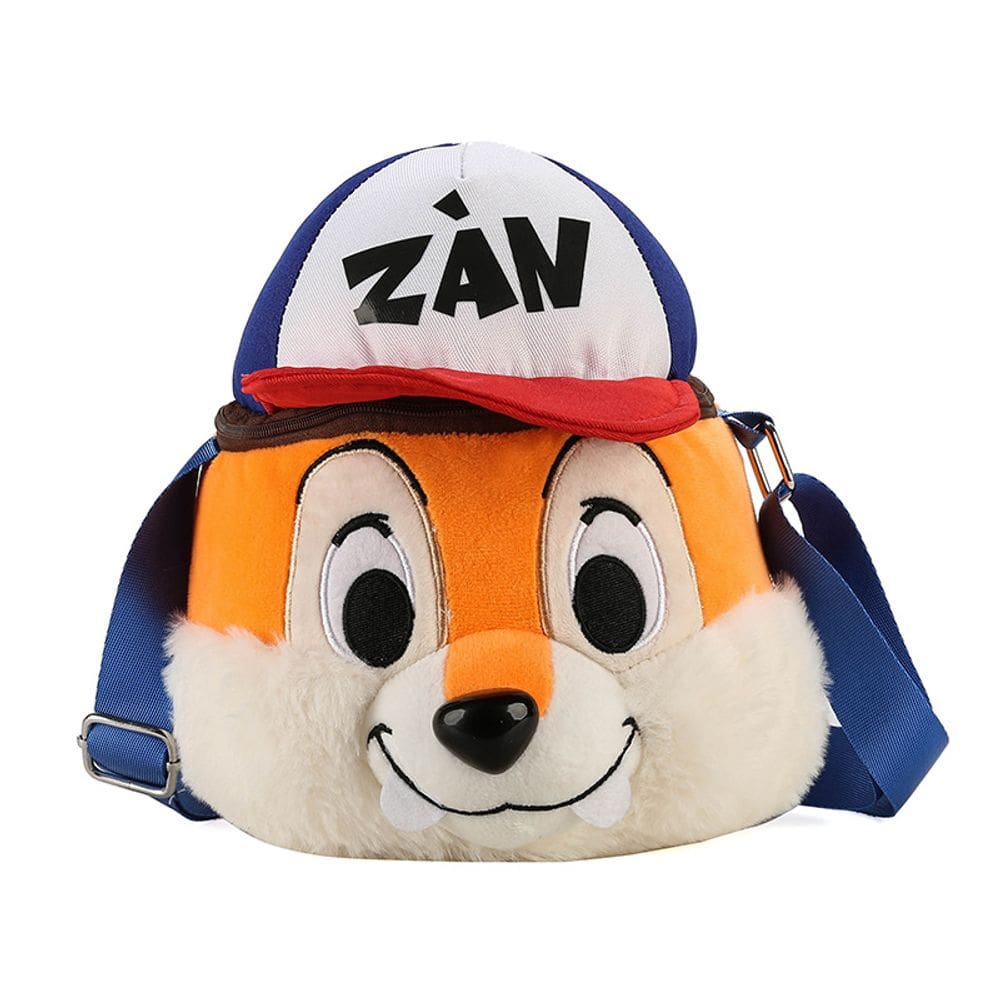 Bolsa de ombro Messenger Bag Plush Dog Anime para crianças