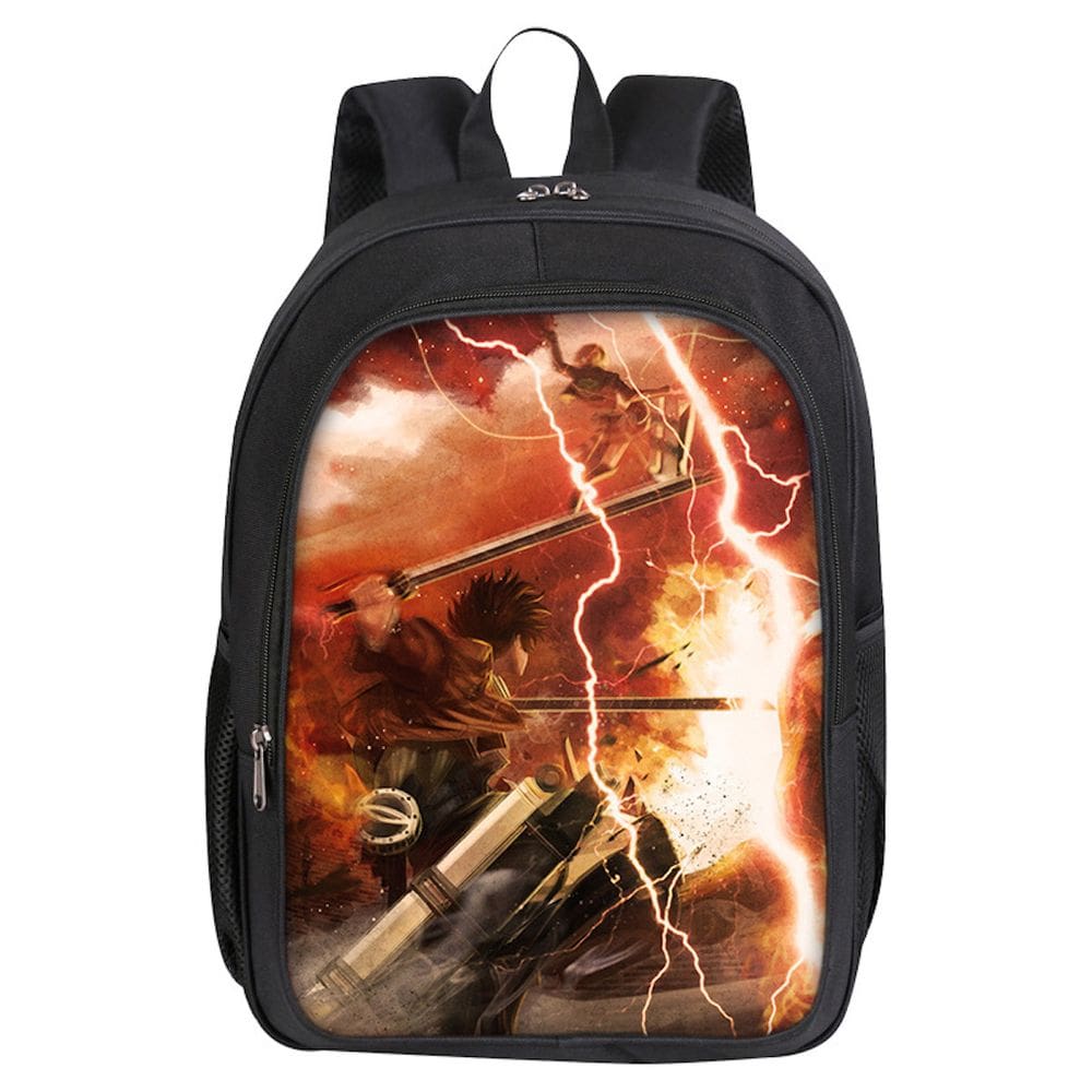 Mochila Attack on Titans Levis Ackermans Cartoon Kids