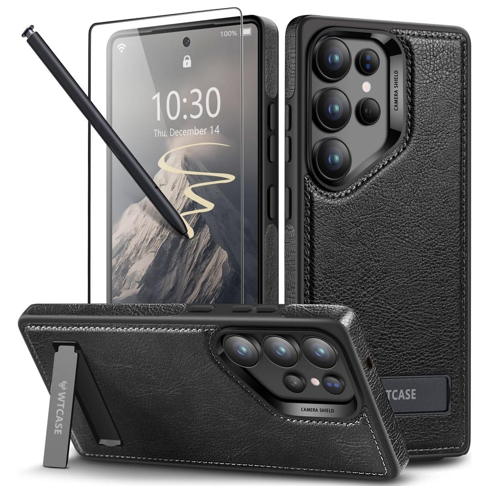 Capa de telefone WTCASE Strong Magnetic Leather para Samsung S25 Ultra