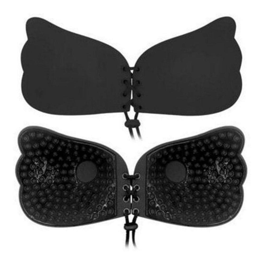 Sutiã Invisble Adesivo Levanta Seios Com Corda Preto G