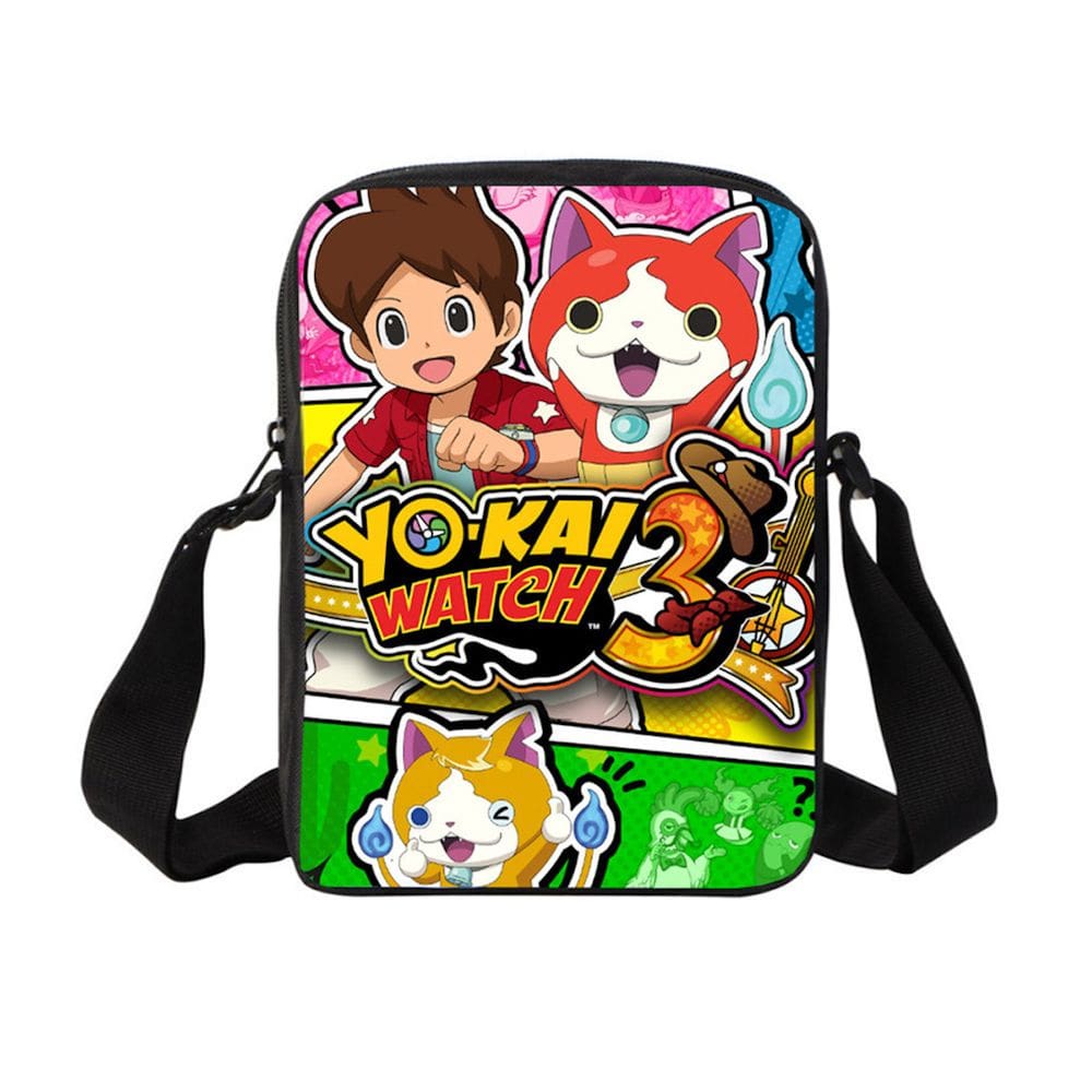 Bolsa de ombro Yokais Watch Anime Messenger Bag Portable