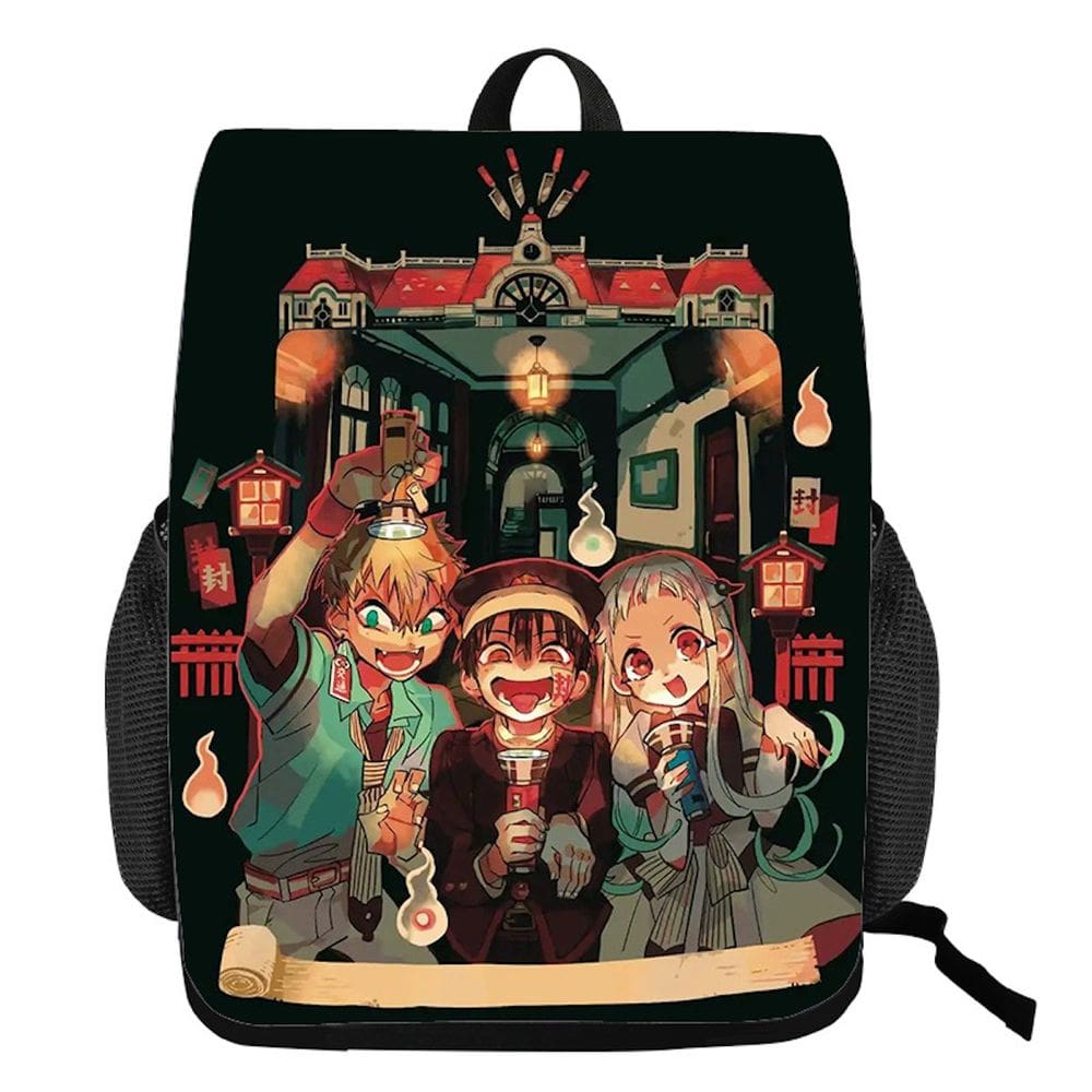 Mochila escolar Toiletbounds Hanak para crianças em anime