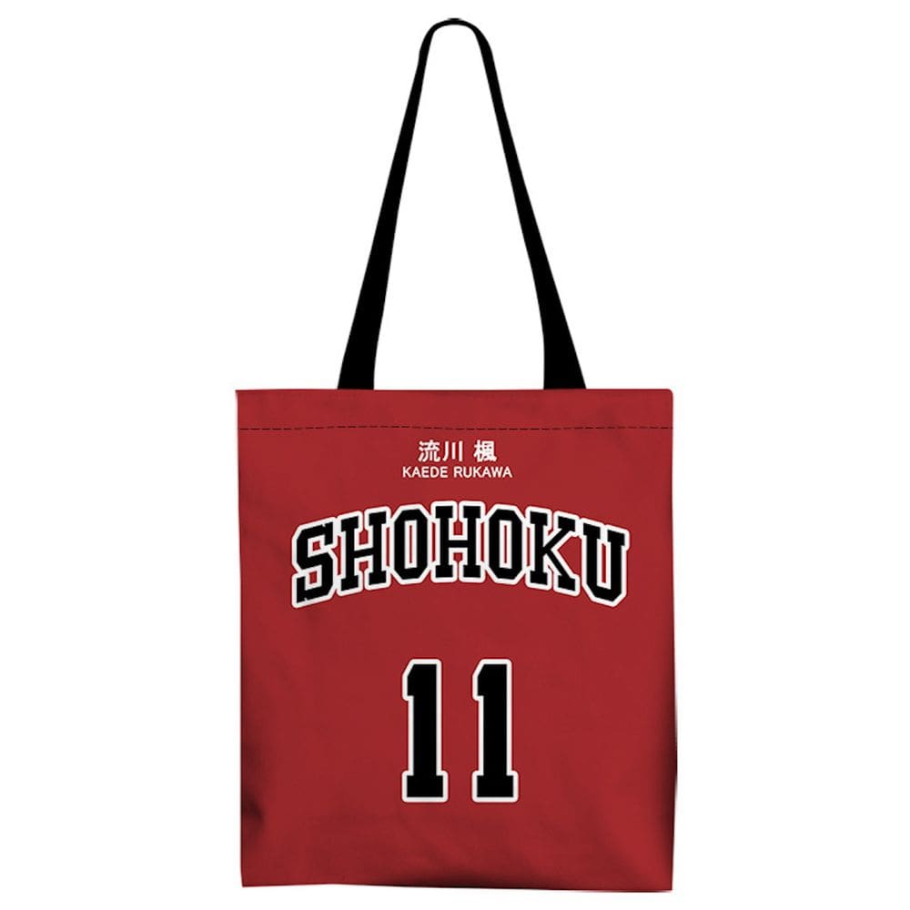 Sacola de lona Slams Dunks, presente para fãs de anime Rukawa Kaede