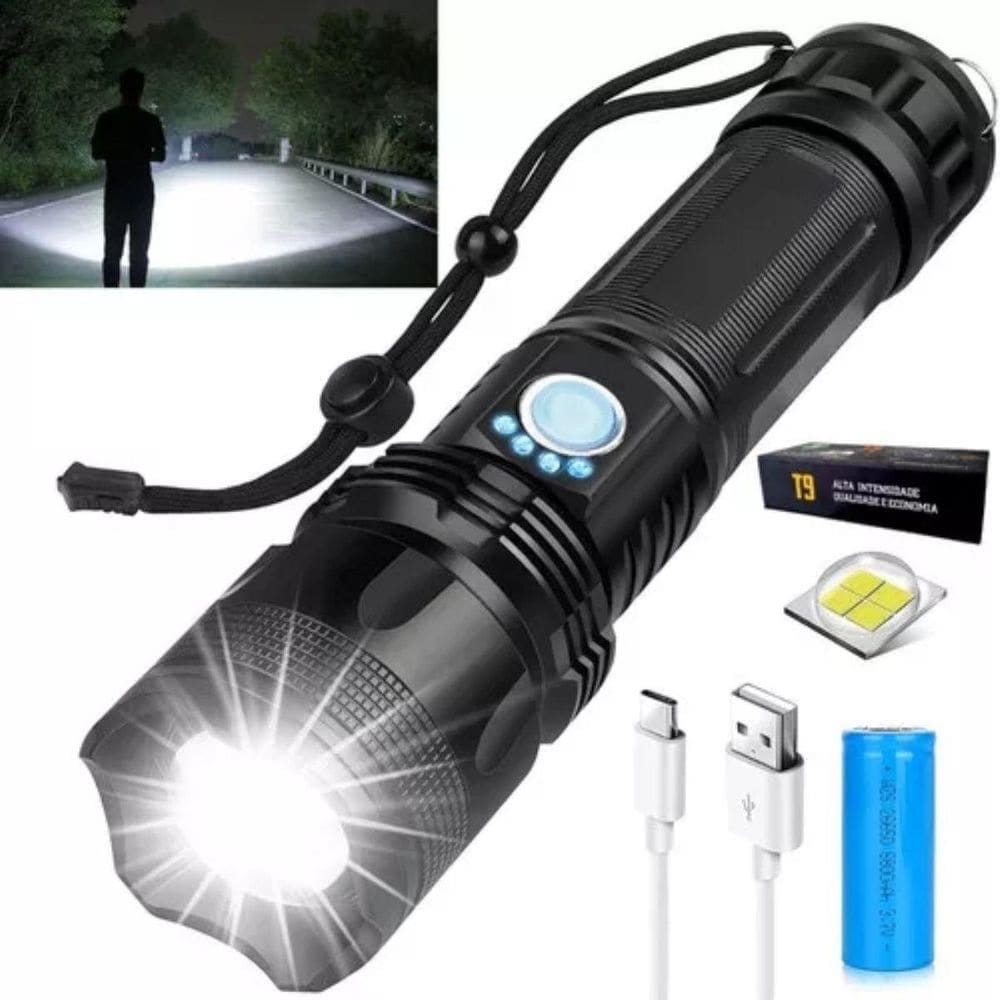 P50 Lanterna Mais Forte Do Mundo Potente Sitio