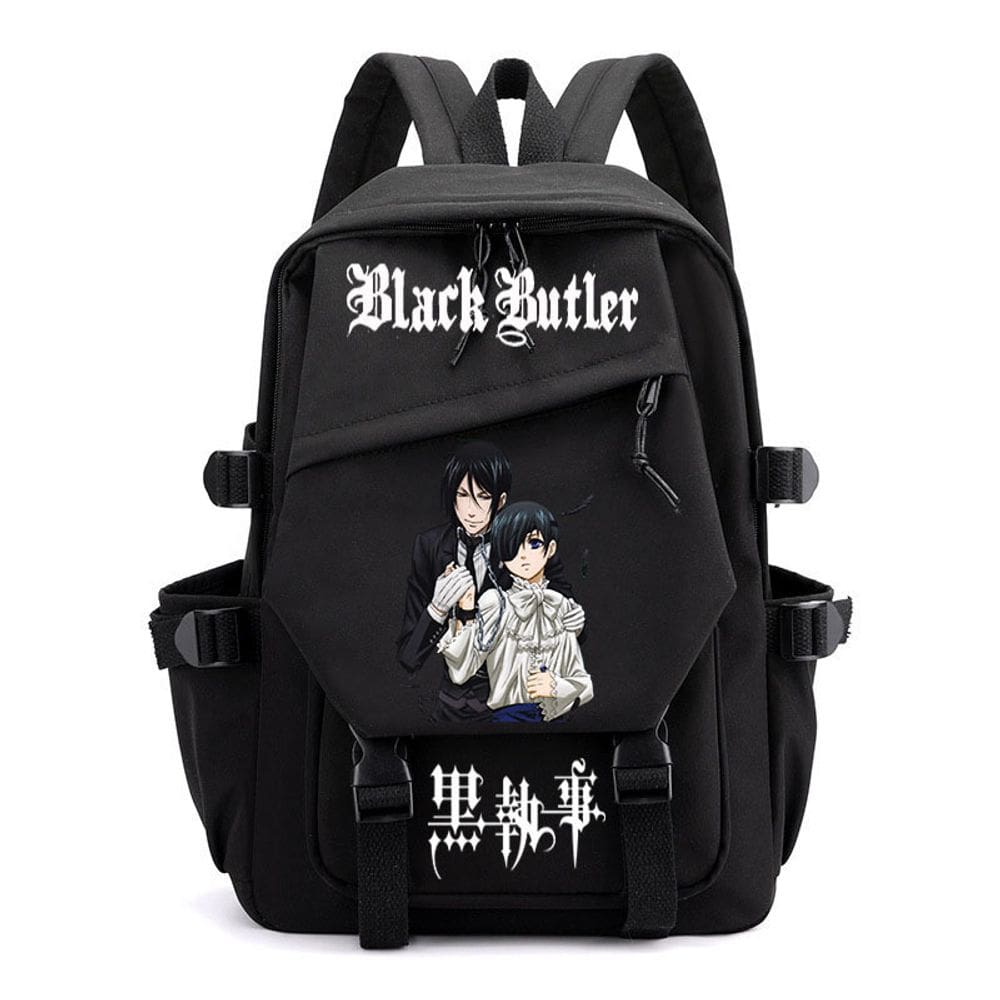 Mochila Blacks Butlers Sebastians Michaelis Anime School