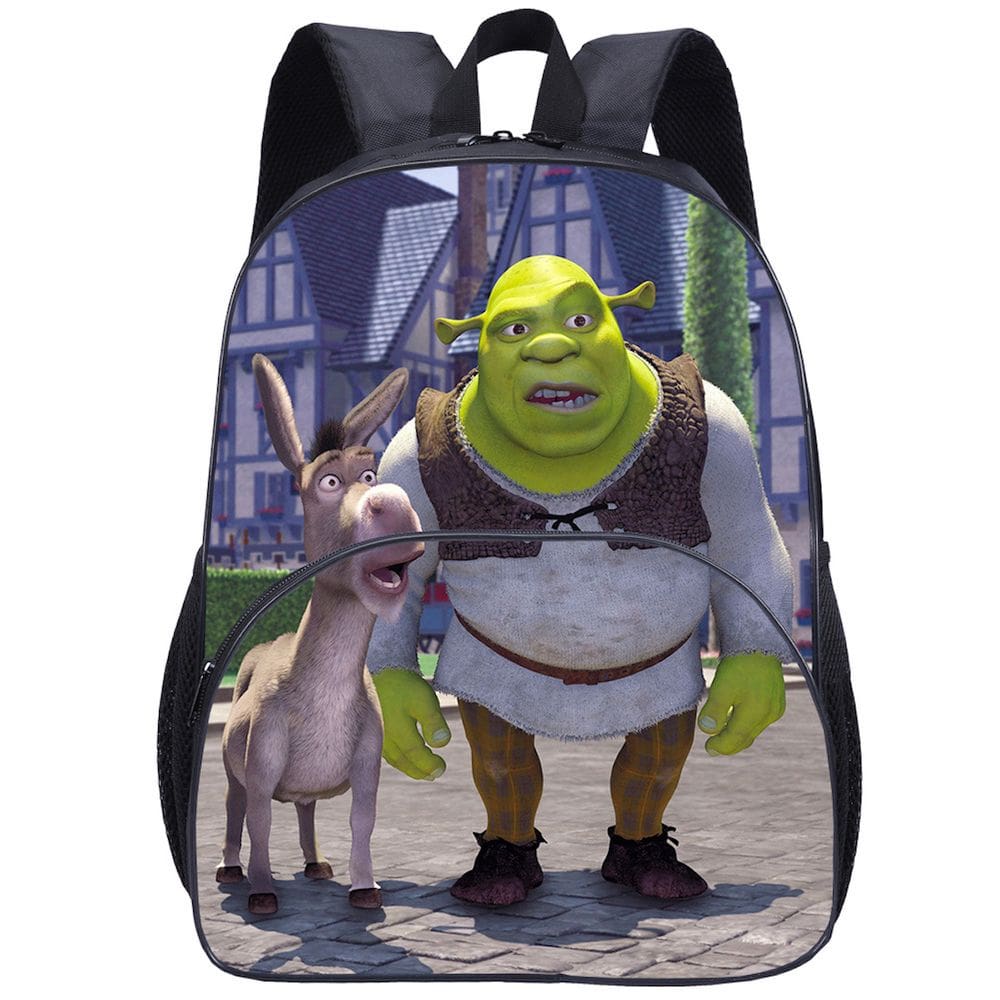 Mochila escolar Donkey Shreks Anime para crianças
