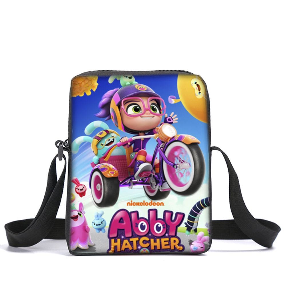 Bolsa Messenger Abbys Hatchers Anime Lona Poliéster 18x6x23cm