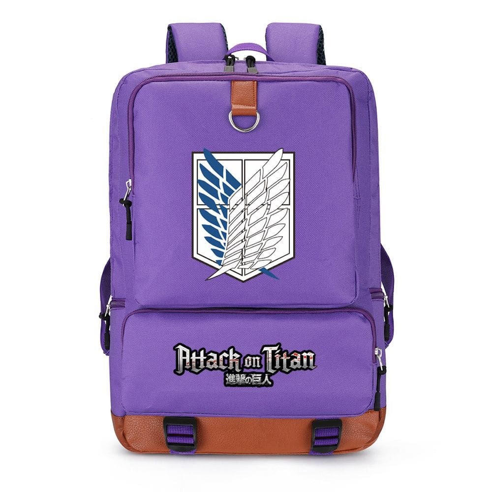 Mochila Attacks on Titans Levis Ackermans Cartoon Kids