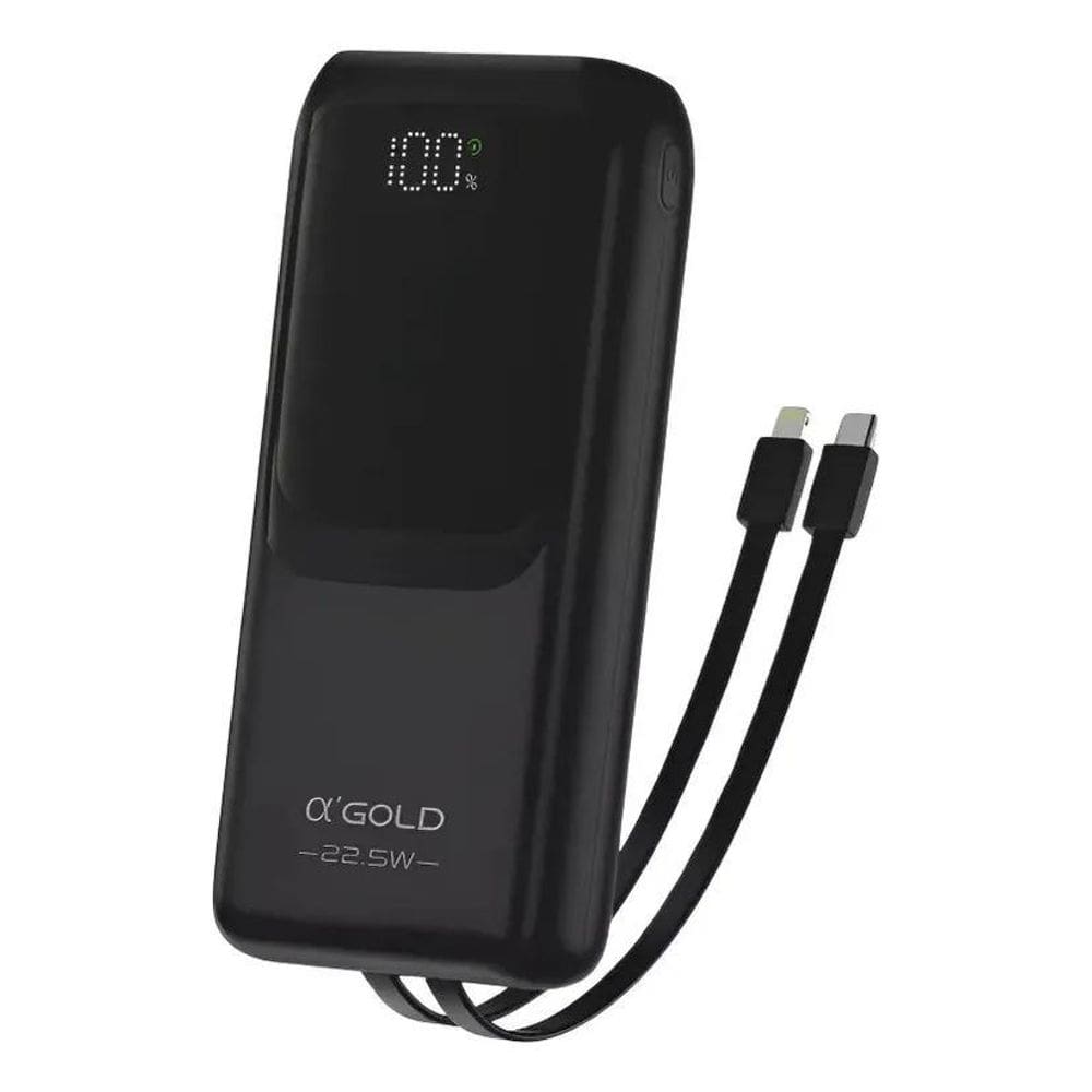 2X Power Bank Carregador Portátil Turbo 20.000Mah Preto