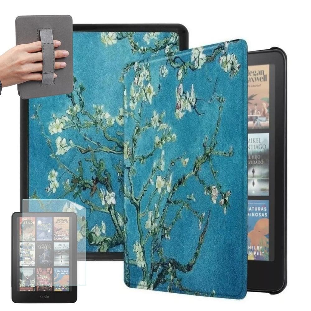 Capa Estampada Para Kindle Colorsoft 7 Polegadas + Película
